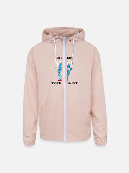 Stir The Pot - Unisex Lightweight Windbreaker Jacket - blush pink 