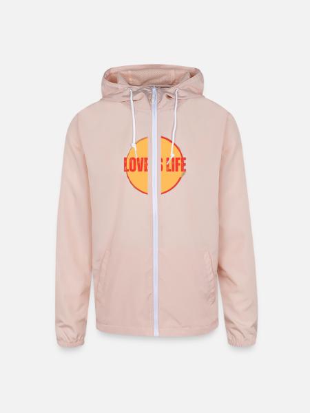love is life - Unisex Lightweight Windbreaker Jacket - blush pink