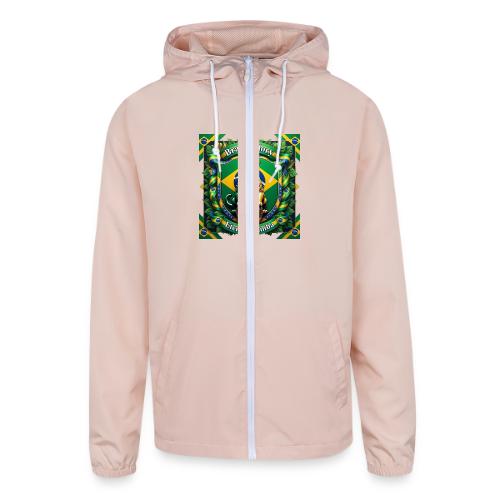 Brazil Jaguar Glory T-Shirt, Flag Pride Badge Gift - Unisex Lightweight Windbreaker Jacket