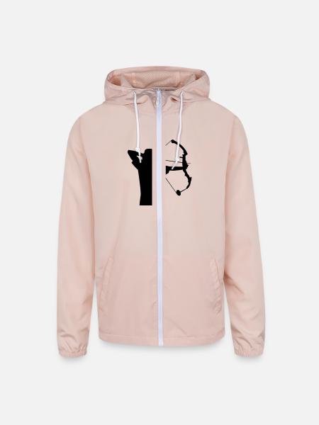 Archery - Unisex Lightweight Windbreaker Jacket - blush pink