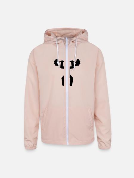 weightlifting - Unisex Lightweight Windbreaker Jacket - blush pink