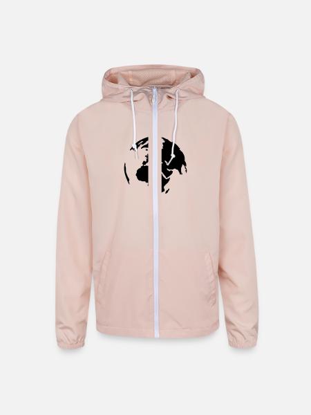 World - Unisex Lightweight Windbreaker Jacket - blush pink 