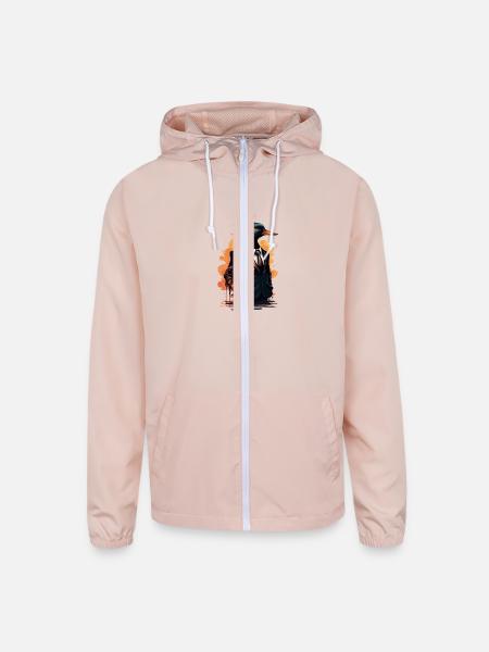 Suit wearing Duck - Unisex Lightweight Windbreaker Jacket - blush pink