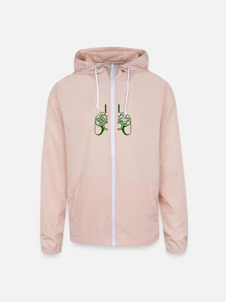 level (8) - Unisex Lightweight Windbreaker Jacket - blush pink