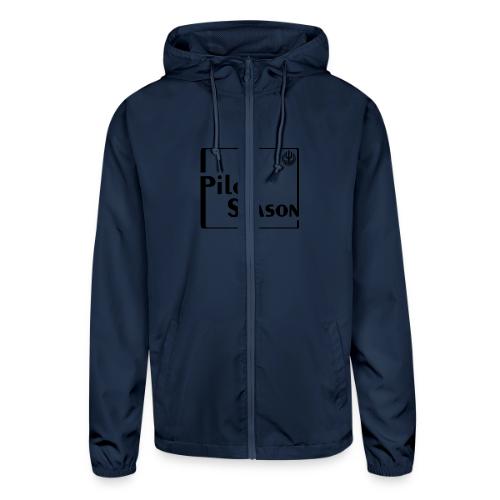 Pilot Season - Black - Unisex Lightweight Windbreaker Jacket