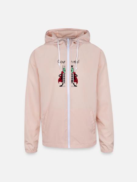 Count on Me - Unisex Lightweight Windbreaker Jacket - blush pink
