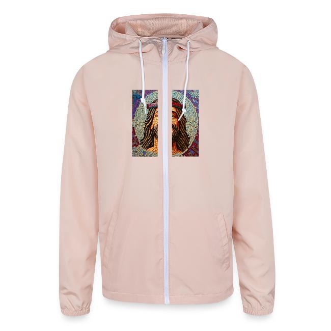 happy mosaic jesus