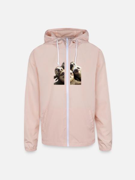 Selfy - Unisex Lightweight Windbreaker Jacket - blush pink