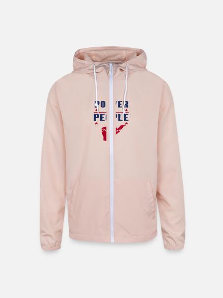 You Are My Universe – Power of the People - Unisex Lightweight Windbreaker Jacket - blush pink  - Front