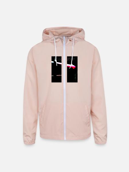 imagination - Unisex Lightweight Windbreaker Jacket - blush pink