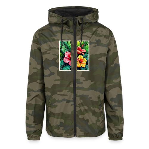 Exotic Flower Garden Dreams - Unisex Lightweight Windbreaker Jacket