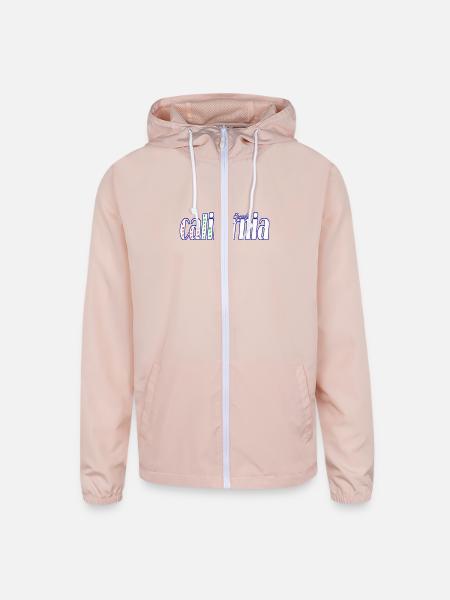 California the paradise - Unisex Lightweight Windbreaker Jacket - blush pink  - Front
