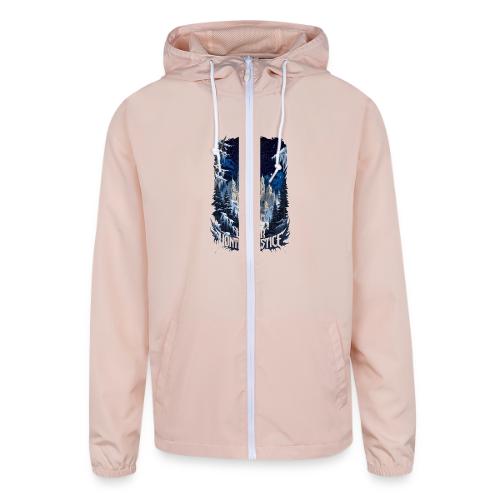 Celestial Winter Temple T-Shirt - Unisex Lightweight Windbreaker Jacket