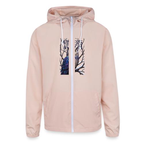 Crystalized Forest Owl T-Shirt - Unisex Lightweight Windbreaker Jacket