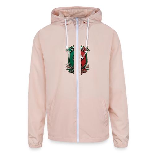 Italy heritage Wolf Fury Tee, Pride Badge Gift - Unisex Lightweight Windbreaker Jacket