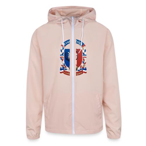France Rooster Reign T-Shirt, Tricolore Pride Gift - Unisex Lightweight Windbreaker Jacket