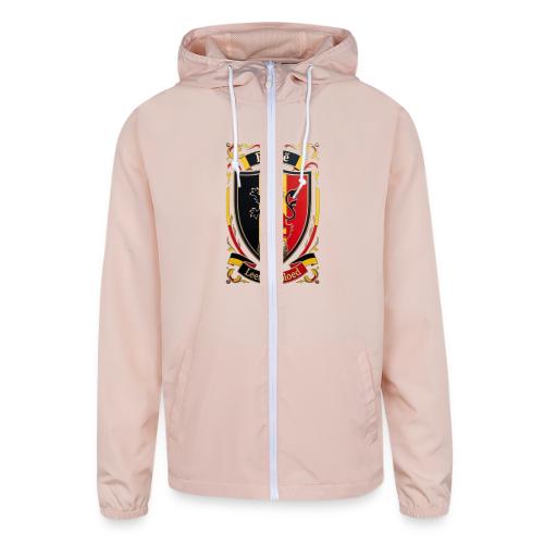 Belgium Lion Crest T-Shirt, Belgian Flag Gift - Unisex Lightweight Windbreaker Jacket