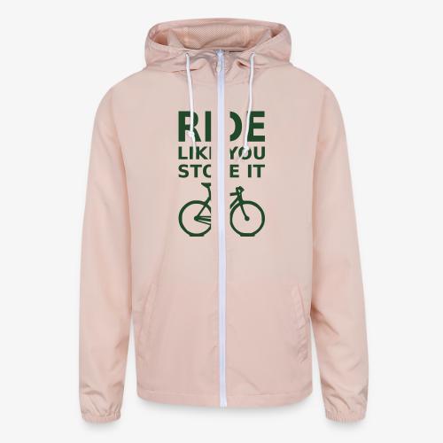 ride like you stole it - bicycle - Unisex Lightweight Windbreaker Jacket