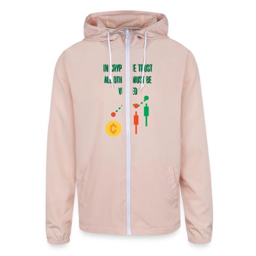 Sarcastic Bitcoin Investor T-shirt - Unisex Lightweight Windbreaker Jacket