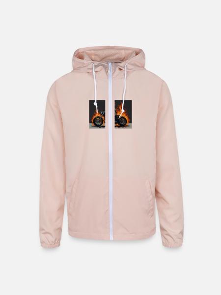 New collection - Unisex Lightweight Windbreaker Jacket - blush pink
