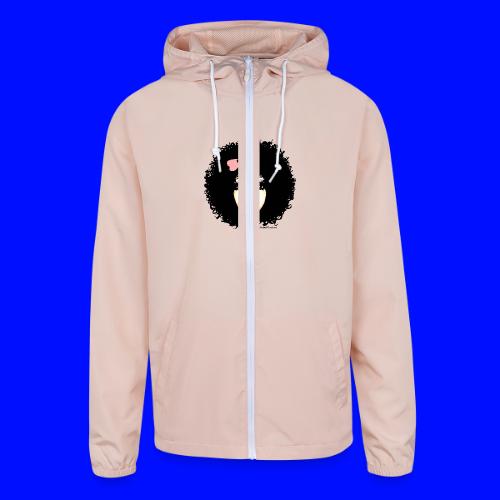 Curly Ashley pink - Unisex Lightweight Windbreaker Jacket