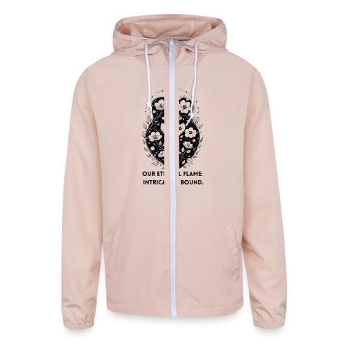 Eternal Flame of Embrace T-Shirt - Unisex Lightweight Windbreaker Jacket