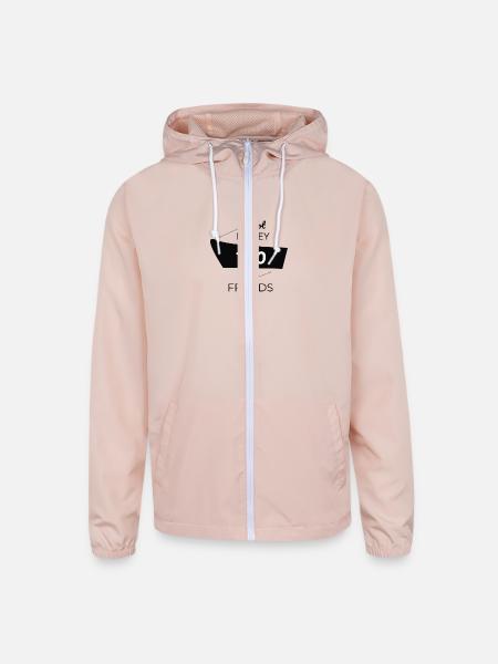 100 - Unisex Lightweight Windbreaker Jacket - blush pink