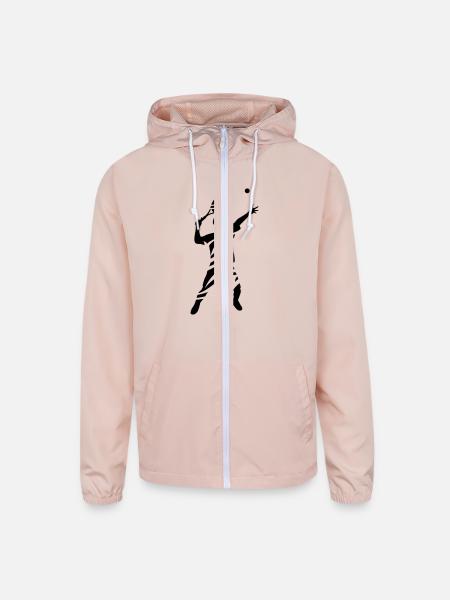 Tennis tribal USA - Unisex Lightweight Windbreaker Jacket - blush pink
