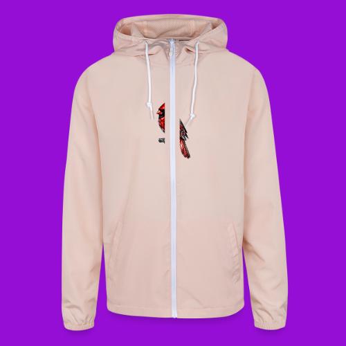 Silver Cardinal - Unisex Lightweight Windbreaker Jacket
