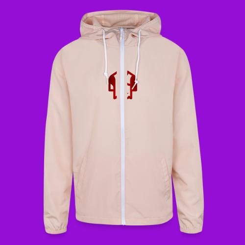 Kenada Logo white spray - Unisex Lightweight Windbreaker Jacket