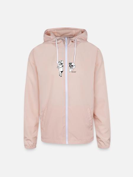 Beef Curtains Butcher Shop - Unisex Lightweight Windbreaker Jacket - blush pink 