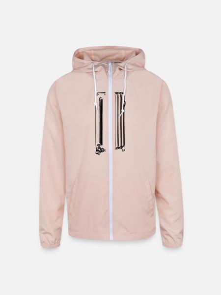Radiator - Unisex Lightweight Windbreaker Jacket - blush pink
