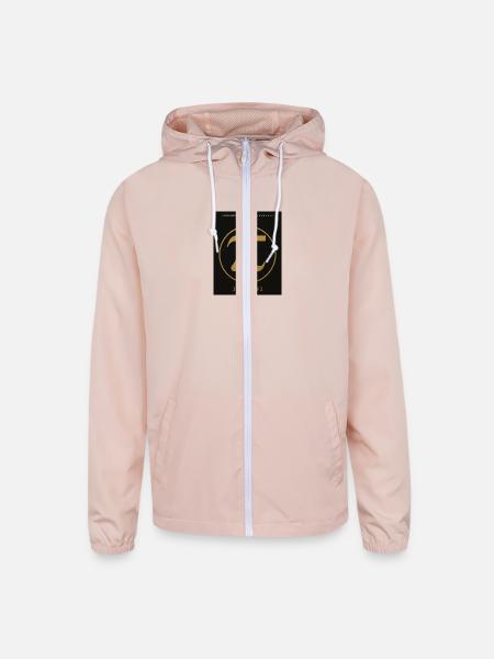 The Pi Protocol - Unisex Lightweight Windbreaker Jacket - blush pink  - Front