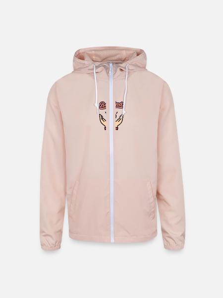 BEKIND - Unisex Lightweight Windbreaker Jacket - blush pink 