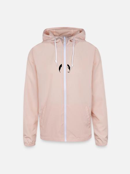 Lamb - Unisex Lightweight Windbreaker Jacket - blush pink