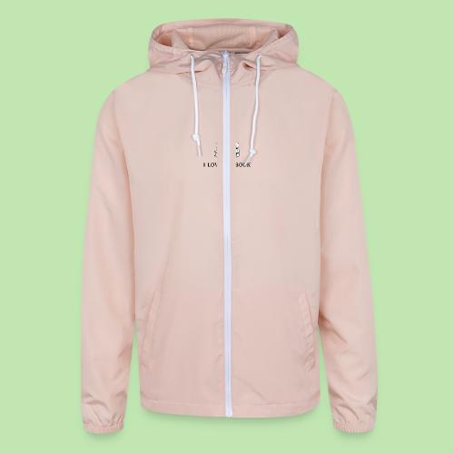 I love my book t-shirt - Unisex Lightweight Windbreaker Jacket