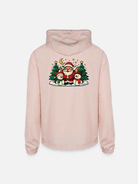 DISEÑO_NAVIDEÑO - Unisex Lightweight Windbreaker Jacket - blush pink