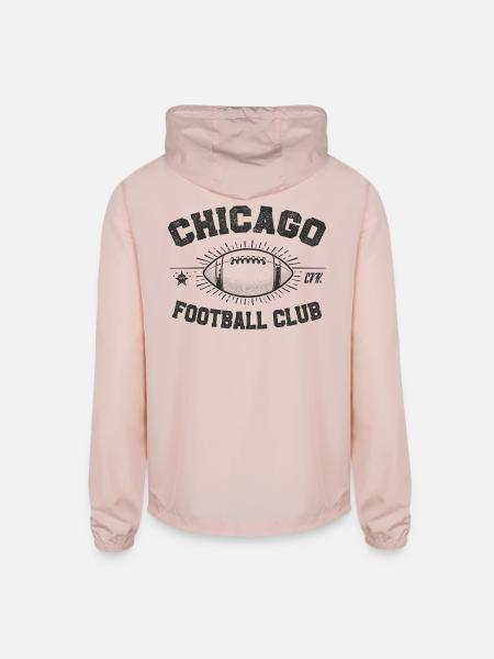 Chicago Football Club Emblem - Unisex Lightweight Windbreaker Jacket - blush pink