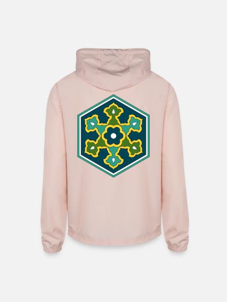Ottoman Turkish - Unisex Lightweight Windbreaker Jacket - blush pink