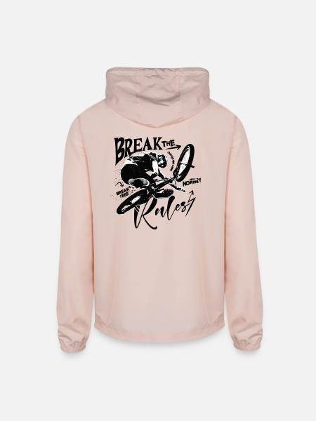 BMX Air Silhouette - Unisex Lightweight Windbreaker Jacket - blush pink