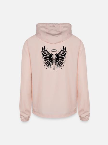 VELKRY Warrior Spirit - Unisex Lightweight Windbreaker Jacket - blush pink