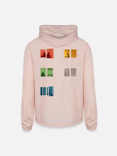 The Windows - Unisex Lightweight Windbreaker Jacket - blush pink