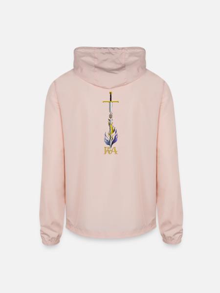 Kryst Ascension - Unisex Lightweight Windbreaker Jacket - blush pink