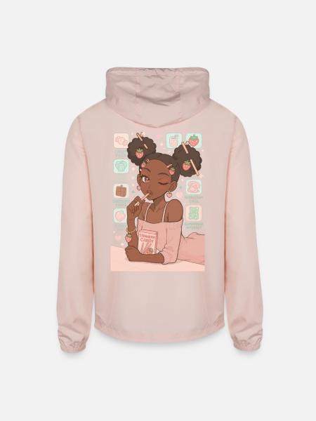 Candy Girl - Unisex Lightweight Windbreaker Jacket - blush pink 