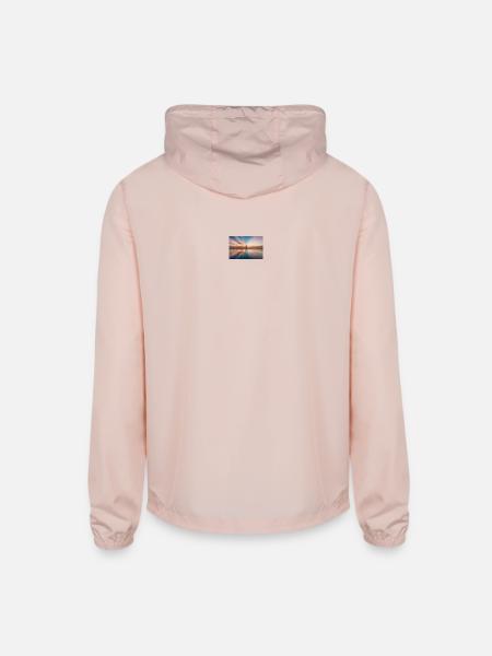 comfy merchant - Unisex Lightweight Windbreaker Jacket - blush pink 