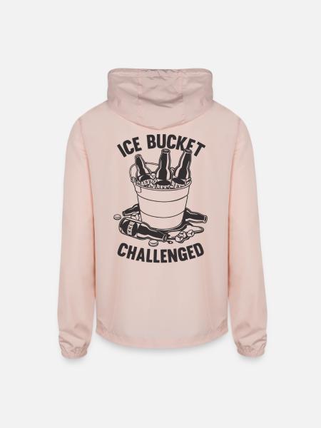 Ice Bucket Challenged - Unisex Lightweight Windbreaker Jacket - blush pink