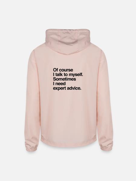 Expert advice - Unisex Lightweight Windbreaker Jacket - blush pink