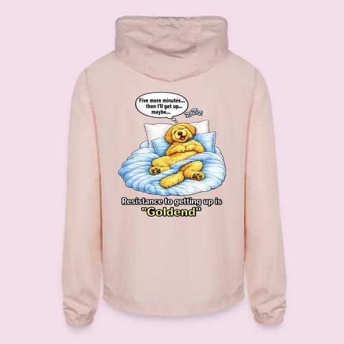 Funny Goldendoodle Sleeping design. - Unisex Lightweight Windbreaker Jacket