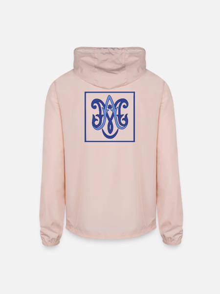 Ave Maria - Unisex Lightweight Windbreaker Jacket - blush pink