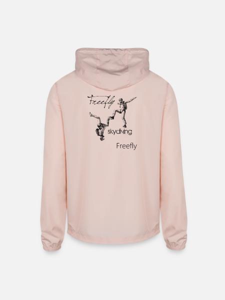 Freefly - Unisex Lightweight Windbreaker Jacket - blush pink  - Back